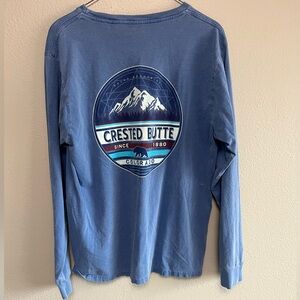Blue Long Sleeve Shirt